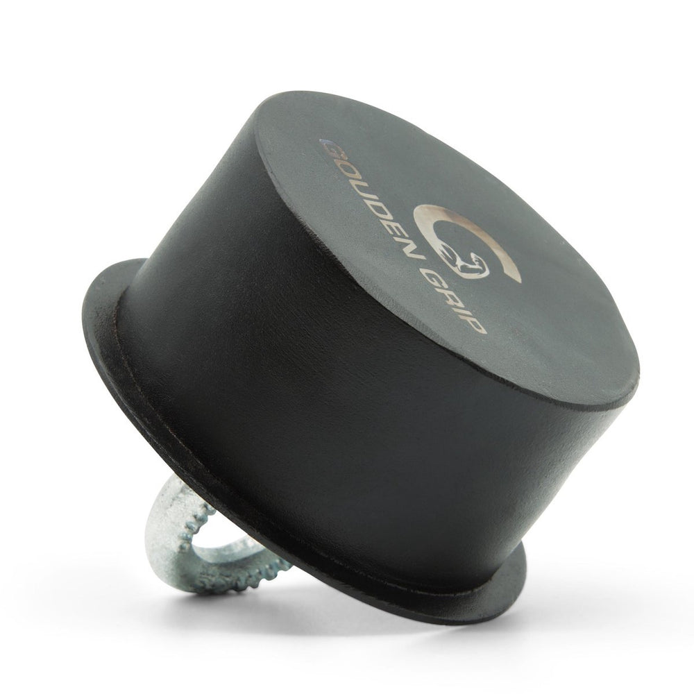 
                      
                        Grip Hub for strength training, made of cold hard steel with a grippy powder-coated finish, measuring 4cm high and 8cm in diameter, designed to enhance grip strength.
                      
                    