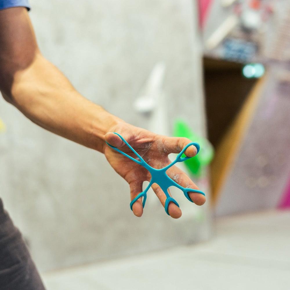 
                      
                        warm up tools for climbing, elastic bands for the fingers
                      
                    