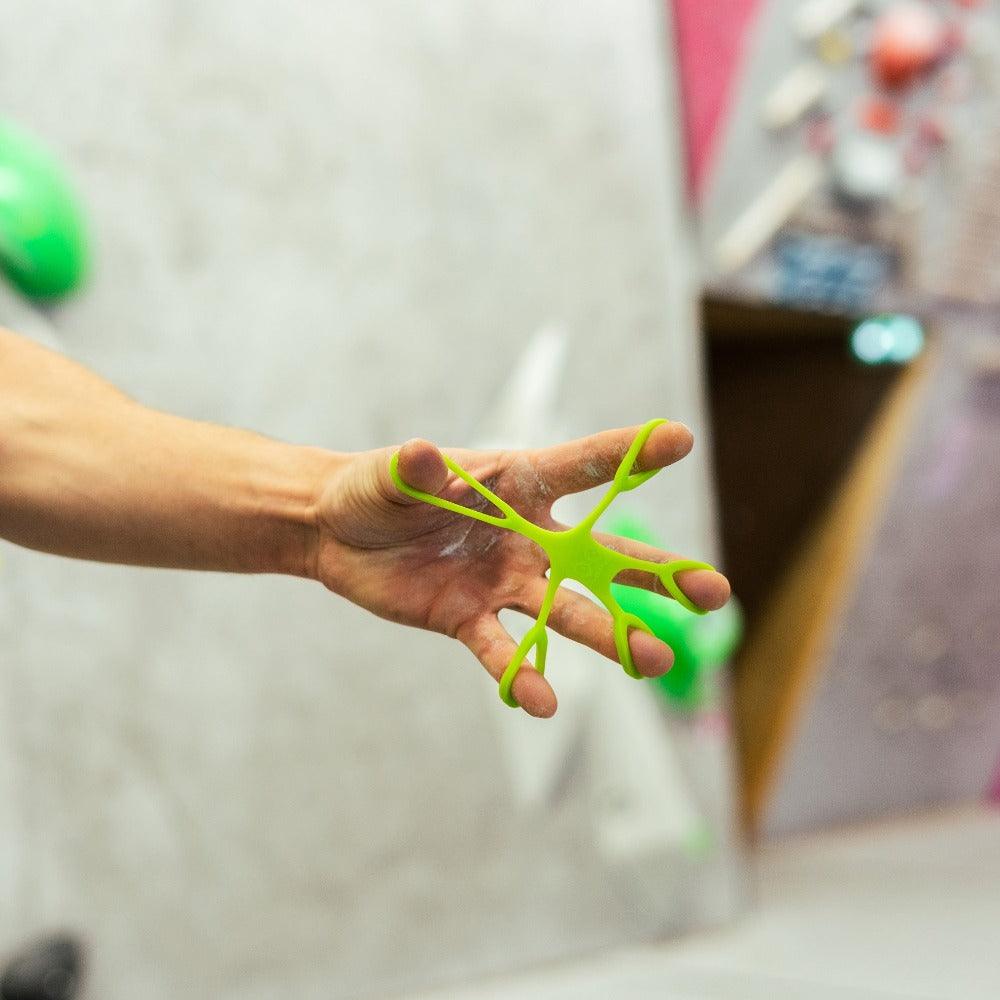 
                      
                        warm up tools for climbing, elastic bands for the fingers
                      
                    