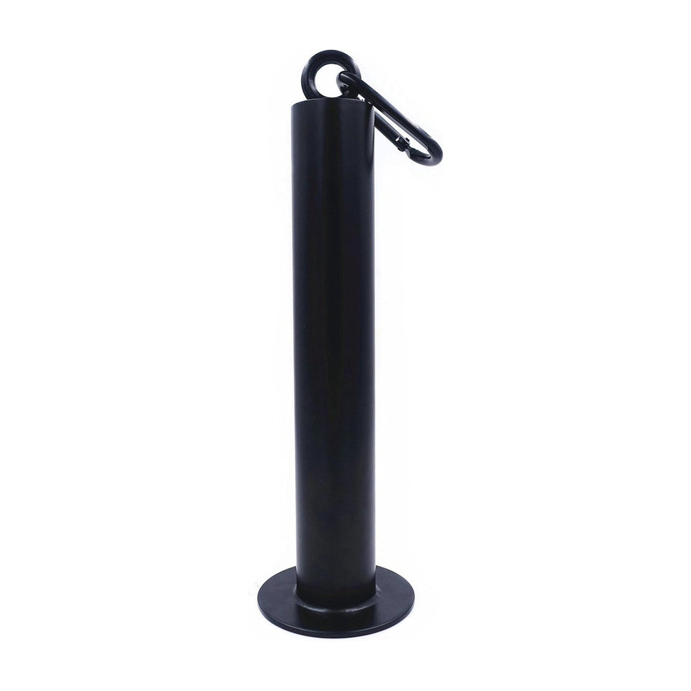 
                      
                        Heavy-duty Loading Pin for grip strength training,  50mm diameter with a steel loop, load capacities of 150kg and 180kg, and an included carabiner.
                      
                    