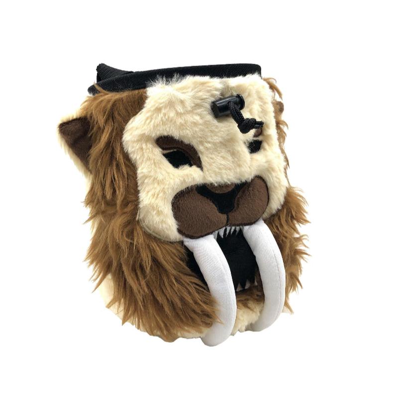 YY Vertical Chalkbag Saber tooth tiger - fun chalk bag - Max Climbing 